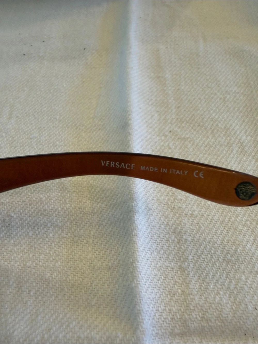 Versace Women's Brown Amber Gradient Oversized Sunglasses